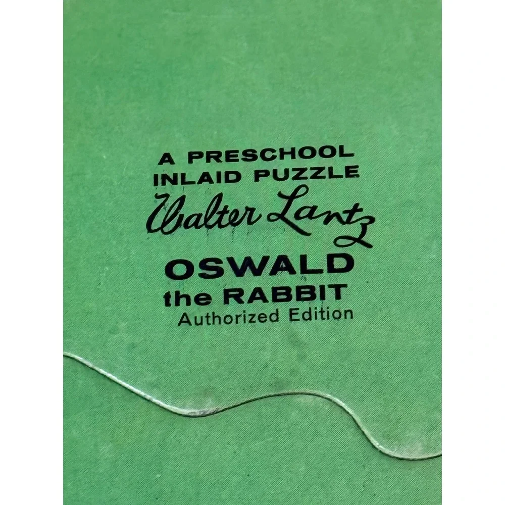Vintage Rootie Kazootie Oswald Rabbit Inlaid‎ Puzzles Lot 4 1950s 1960s Lantz